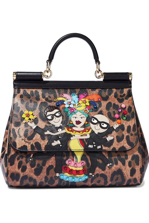 dolce gabbana animal print bag